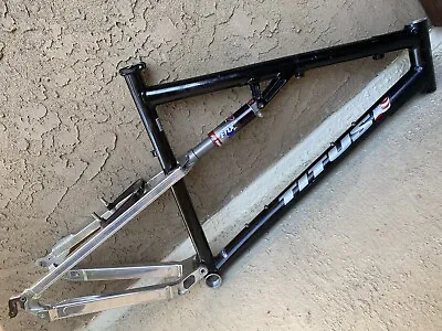 2000 Titus Racer X Black Large 26  Aluminum Cross Country Mountain Bike Frame • $195