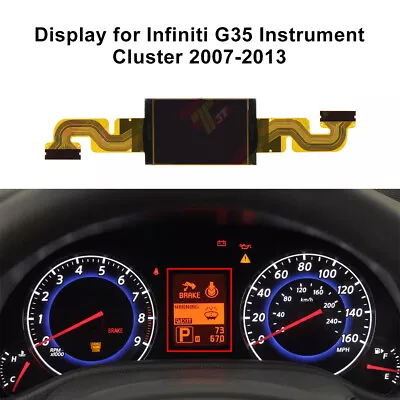 Display For Infiniti G35 G37 Speedometer Instrument Cluster 2007-2013 • $108