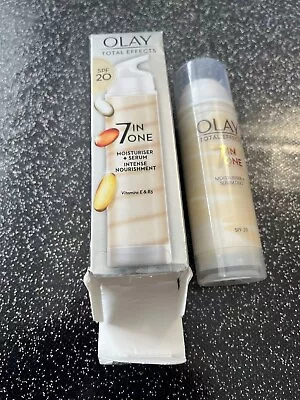 Olay Total Effects 7 In One Moisturiser Serum + Intense Nourishment SPF 20 • £10.99