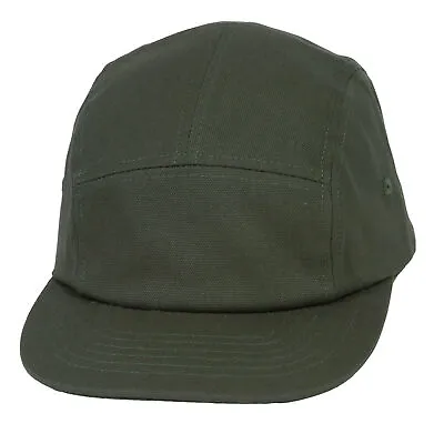 Top Headwear 5 Panel Hat For Men - Classic Canvas  Camper Cap • $13.95