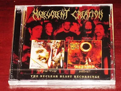 Malevolent Creation: The Nuclear Blast Recordings - Will Warkult 2 CD Set NEW • $18.95