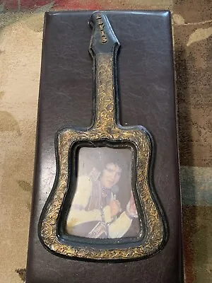 (ELVIS PRESLEY) Vintage Memorabilia Guitar With  Picture Frame • $429