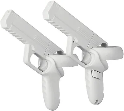 $36.65 • Buy Esimen VR Game Gun For Oculus Quest 2 Controllers Pistol Case ,White