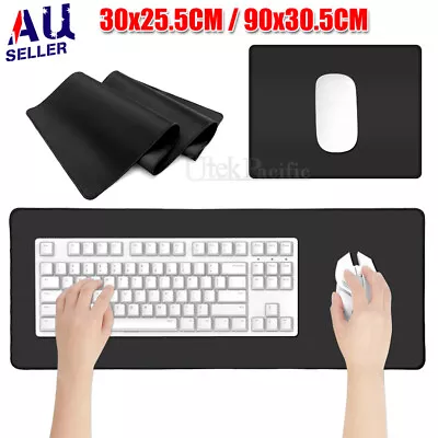 $12.95 • Buy Computer Mouse Pad Classic Black Non-Slip Gaming Desk Office Laptop Mat Mousepad