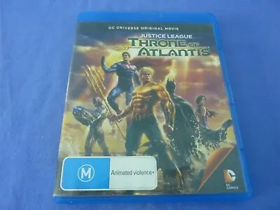 $11.95 • Buy Justice League Throne Of Atlantis Blu-ray Rosario Dawson