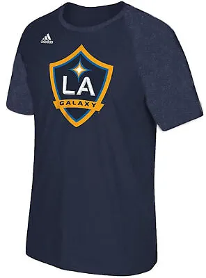 LA Galaxy Adidas Ultimate Logo Set Raglan Soccer T Shirt • $12.95