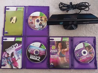 Xbox 360 Kinect Sensor W/4 Games Forza And GTAV Included With Kimect Games • $14.99