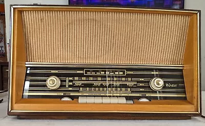 Vintage 1961 German Tube Radio Tonfunk Westar WT-226 New Magic Eye • $198.25