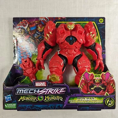 Marvel Mech Strike Monster Hunters Suit & Accessory Iron Man Boys Toy Figure NEW • $15.37