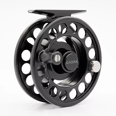 Galvan Rush Light R5 Fly Reel - Black - Free Fly Line - Free Fast Shipping • $335