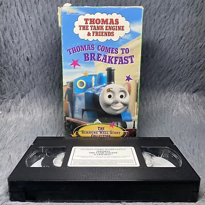 Thomas The Tank Engine And Friends Thomas Comes To Breakfast VHS Tape 1998 Train • $14.99