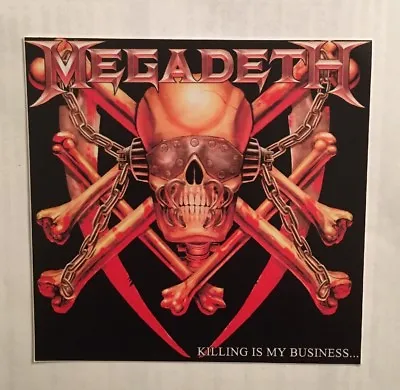 Megadeth Sticker - Killing Is My Business  • $3.99