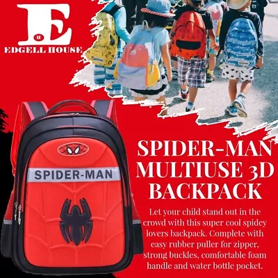 Marvel Comics Spiderman Backpack For Boys And Girls Brand New Free Shipping!! • £25.06