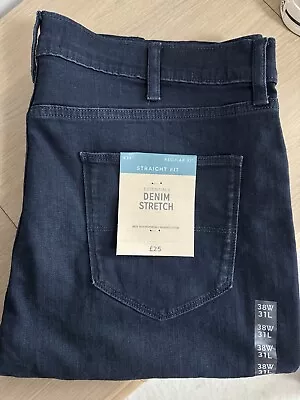 BRAND NEW M&S 38W / 31L Stretch Jeans • £5