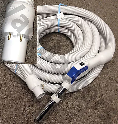 GENUINE Vacuflo 30' TurboGrip Central Vacuum Hose W/o Rack Vacuflo-style Valves • $162