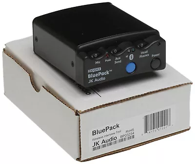 JK Audio BluePack Broadcast Bluetooth Cellphone Microphone Headphone Interface • $448.20