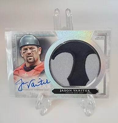 2020 Topps Five Star JASON VARITEK Jumbo Patch Auto! 2/5 Silver Rainbow! AJP-JVA • $149.99