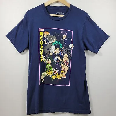 My Hero Academia Men's Medium T-Shirt Anime Graphic Short Sleeve 100% Cotton • $13.34