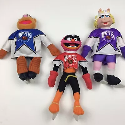 Muppet NHL Plush Animal Miss Piggy Fozzy 11 Inch Lot Of Three McDonalds • $19.94