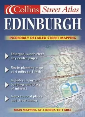 Edinburgh Colour Street Atlas (Collins Street Atlas)-Collectif • £18.18