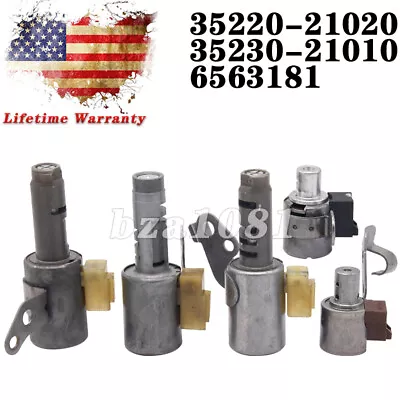 5X Transmission Solenoids Set Tested For Toyota / Lexus U140E/F U140 35220-21020 • $114.49