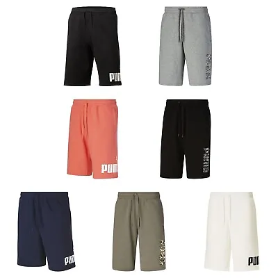 $42.57 • Buy Puma 10  Fleece Workout Shorts Mens Regular Fit Soft Comfort Athletic Bottoms