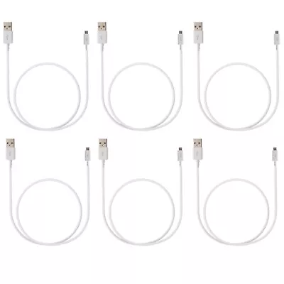 6Pc 1M Usb Charging Cable Micro Usb Connector For Samsung Htc Sony Windows 6X • $14.99