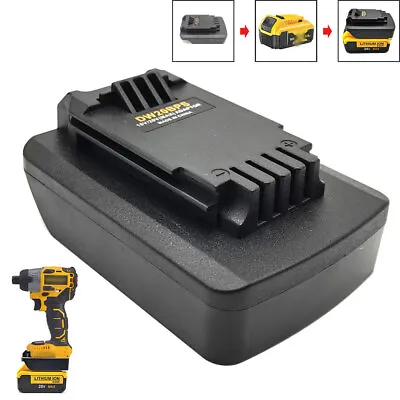 Battery Adapter For Dewalt 20V Li-Ion To Black&Decker/Porter Cable/Stanley Tools • $28.80