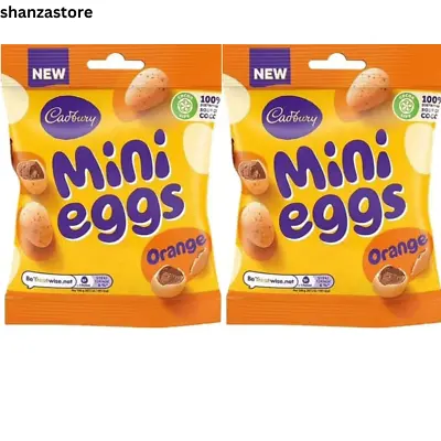 Cadbury Mini Orange Eggs 80g (Pack Of 2 ) Easter Mini Chocolate • £6.99