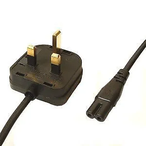 Tacx Vortex Mains Power Cable (UK 3 Pin Plug) 2PIN • £14.99