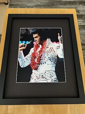 Beautifully Framed And Matted Elvis Presley Aloha Concert 8x10 Photo • $29.95