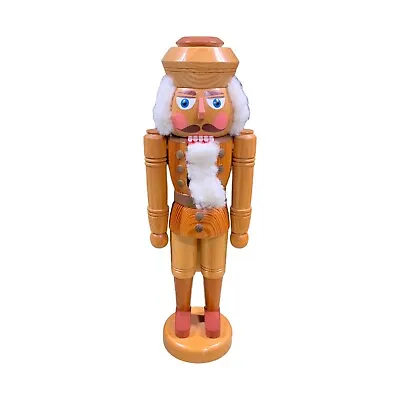 Echt Erzgebirge Holzkunst Mit Herz Natural Wood Nutcracker German Soldier • $39.99