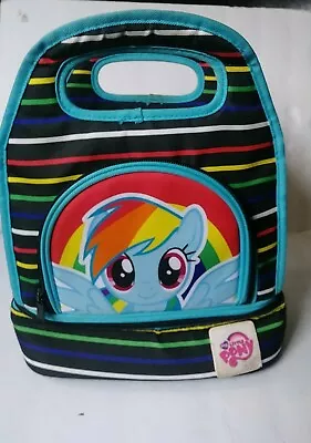 NEW LOUNGEFLY MY LITTLE PONY 3 COMPARTMENT LUNCH BAG TOTE TRAVEL. Pre-owned Good • $20