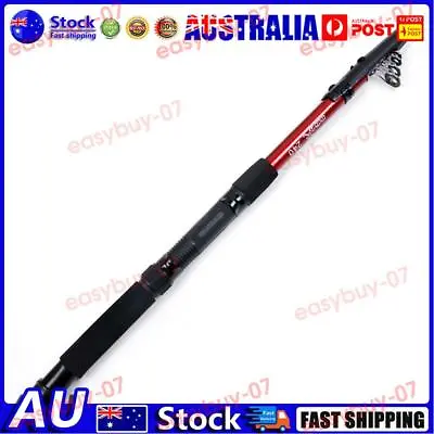 $13.42 • Buy AU Portable Fishing Rod Telescopic Saltwater Freshwater Carp Sea Fishing Pole