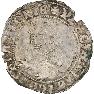 [#184478] Coin France Flanders Philippe Le Bon Double Gros VF(20-25) Silve • $107