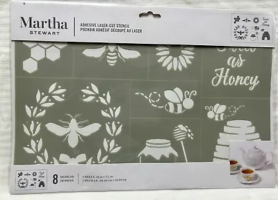 Martha Stewart Adhesive Laser-cut Stencil 8 Designs New Unopened • $7.99