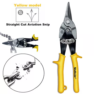 Aviation Tin Snips Sheet Metal Cutters Shears Scissors Professional Straight Cut • $10.99