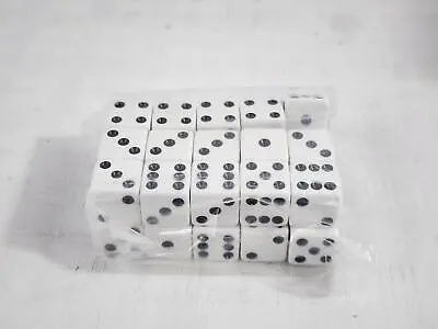 Six Sided Dice Lot Of 30 - New In Package White • $13.99