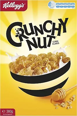 Kellogg's Crunchy Nut Corn Flakes Breakfast Cereal 380g FAST FREE SHIPPING AU • $5.48