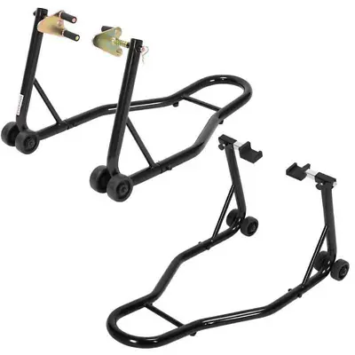 Motorcycle Bike Stand Front Rear Wheels Lift Forklift Spoolift Paddock Swingarm • $69.99