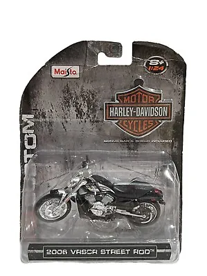 Harley Davidson Maisto 2006 VRSCR Street Rod Die-Cast Replica 1:24 Worn Package • $15.99