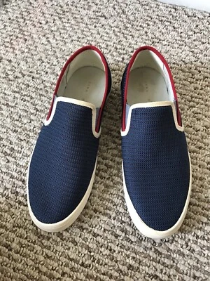$9.99 • Buy ZARA Mens Blue Loafers Sneakers Shoes Size 6