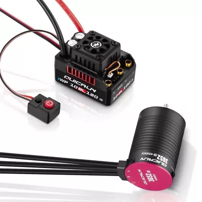 Hobbywing Quicrun Combo 10BL120 G2 ESC+3652 SL G2 4000KV Motor 38030208 • $95.99