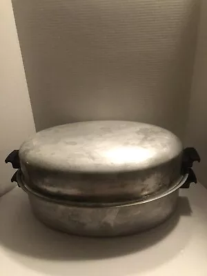 😎 Huge Vintage 17” Vita Craft 612 Aluminum Roaster With Trivet • $39.99