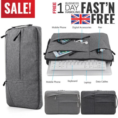 £11.98 • Buy Laptop Sleeve Carry Case Pouch Bag For Macbook Air Pro 13.3  15.4  16  Lenovo HP