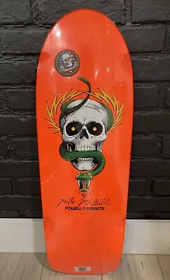 NEW 2019 Powell Peralta Mike McGill Skull & Snake Orange Reissue Skateboard Deck • $129.95