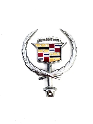 $24.99 • Buy Vintage CADILLAC Hood Ornament Chrome Emblem Eldorado Fleetwood Deville READ