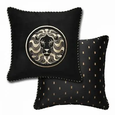 Davinci MASSIMO BLACK Lion European Pillowcase 65 X 65cm • $45.01