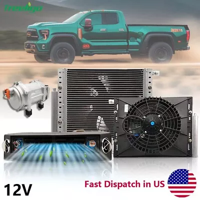 12V Electric Car Air Conditioner Unit Universal Auto AC Compressor 8000 BTU • $629.99