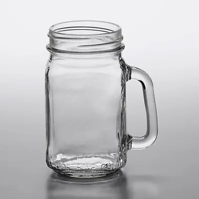  Acopa 16 Oz. Mason Jar / Drinking Jar With Handle • $40.59